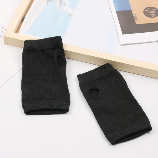 1 пара осенне-зимних перчаток без пальцев, трикотажные, высокоэластичные, нескользящие, с запястьем