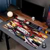 Demon Slayer Print Mouse Pad, Anti‑Slip Desktop keyboard Mat, for PC Laptop Gaming Working Daily Use, Cool Festival Surprise Gift