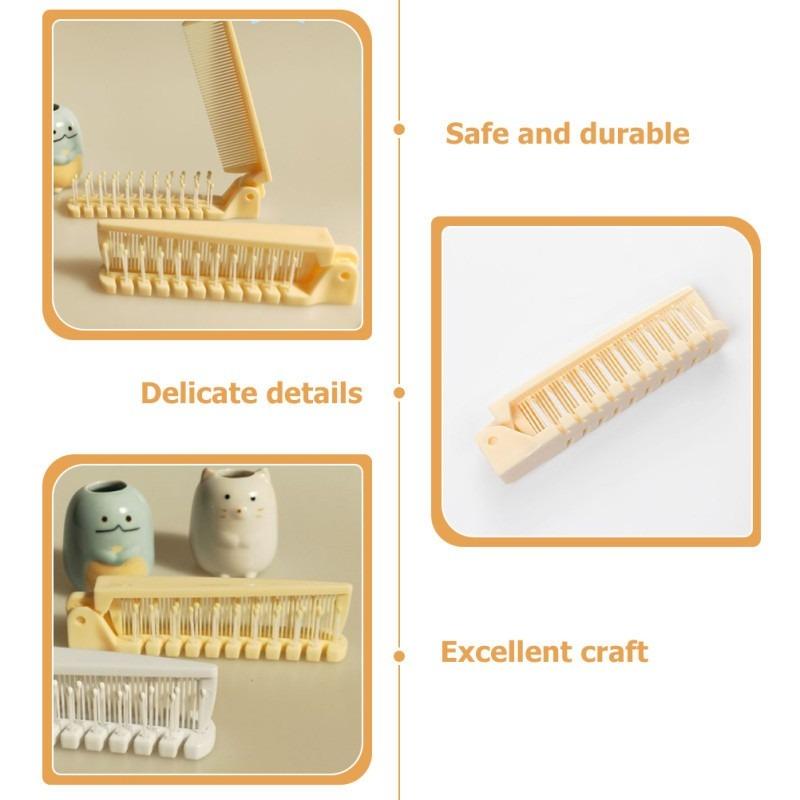 1 шт. Портативные антистатические расчески для макияжа, расчески, щетки, аксессуары для волос, карманная расческа