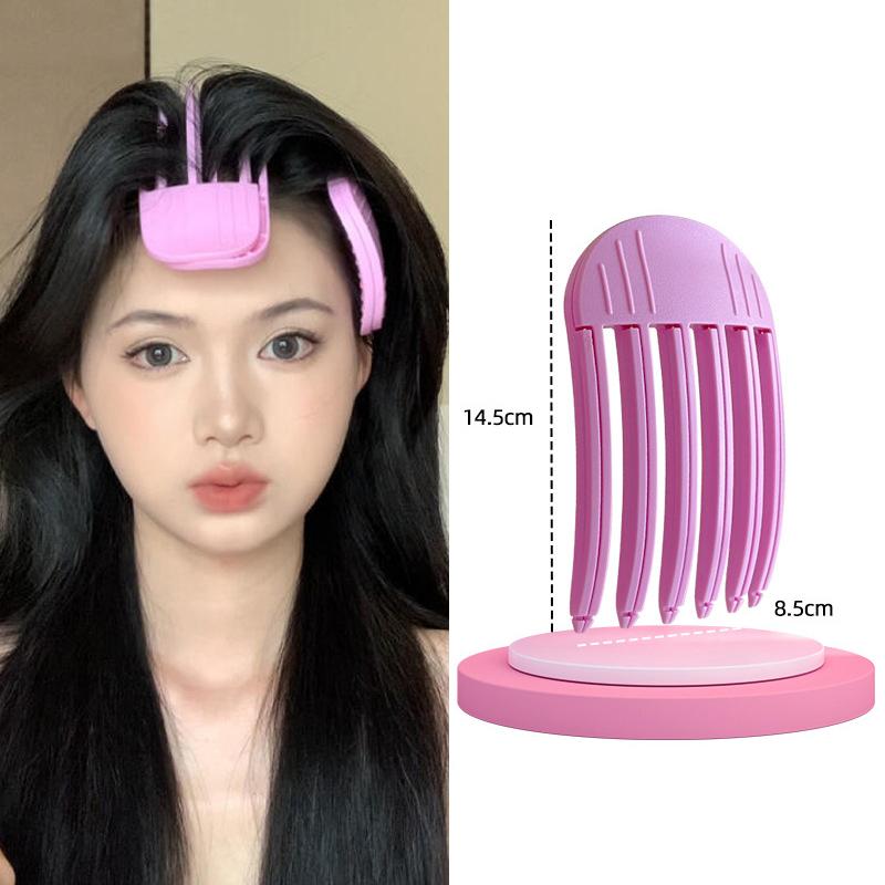 Пушистая заколка для волос, бигуди для челки, заколки для придания объема корням волос, женские заколки для завивки и фиксации формы, объемный ролик для волос