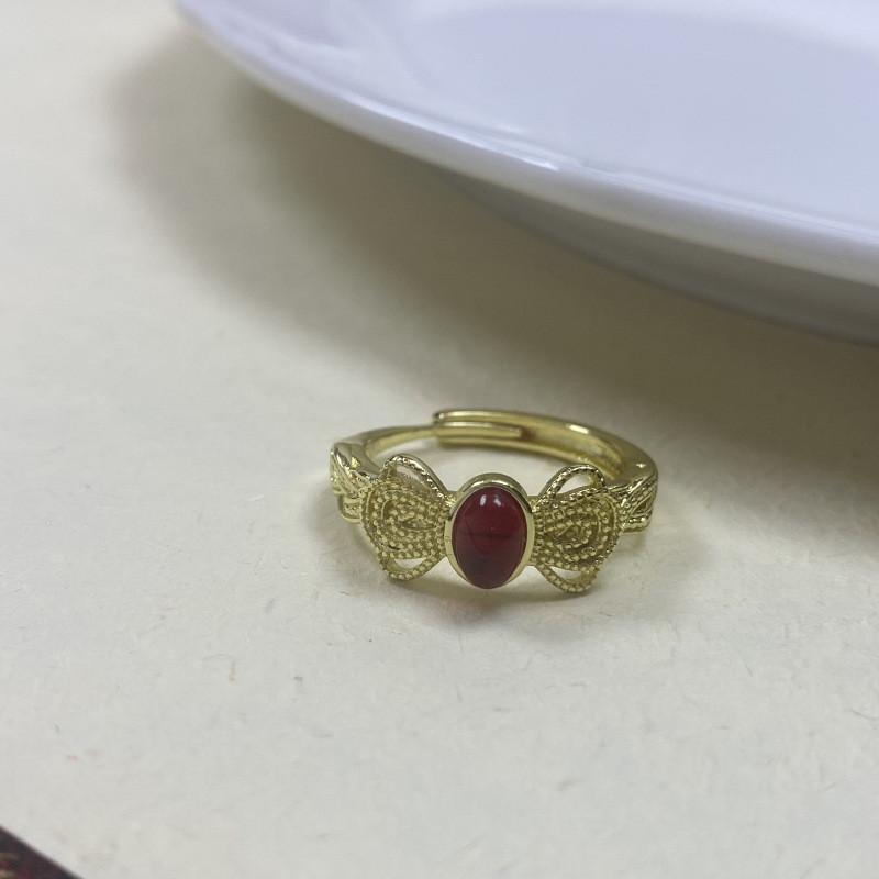 Fashionable Copper Open Adjustable Ring For Women Embellished With Colorful Zircon Stones