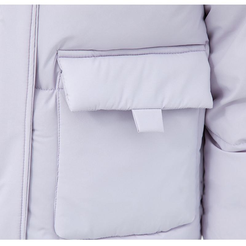 Женская стеганая куртка Зимняя с капюшоном Хлеб Свободная Короткая Модная