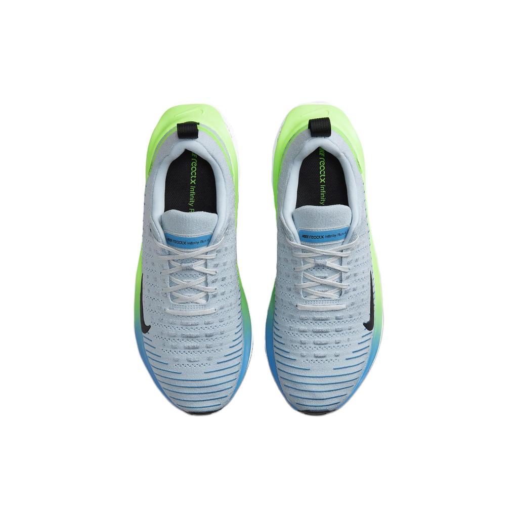 Nike ReactX Infinity Run 4 Light Armory Blue Green Мужские кроссовки Star-Blue Court-Blue Black DR2665-402
