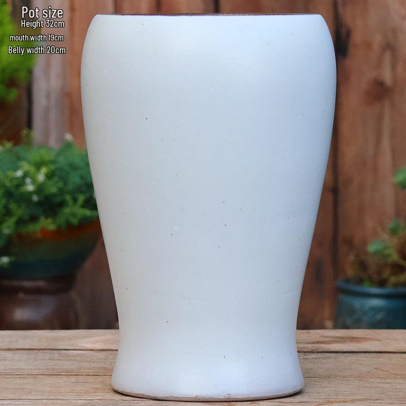 Высокий ручной керамический глиняный горшок для суккулентов и орхидей