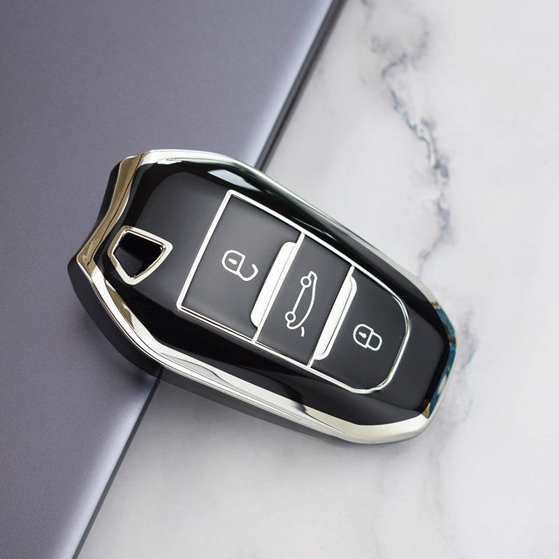 Новый чехол для дистанционного ключа автомобиля TPU для Peugeot 308 408 508 2008 3008 4008 5008 Citroen C4 C4L C6 C3-XR Picasso DS3 DS4 DS5