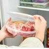 4 Сетки Холодильник Коробка для хранения мяса и продуктов для сохранения свежести Пищевой органайзер для замороженных продуктов Контейнер с перегородками Кухонная организация