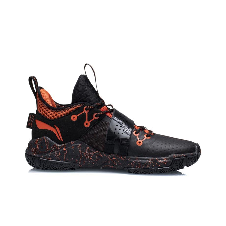 Баскетбольные кроссовки Li Ning Wade Block Fabric Synthetic Leather Shock Absorbing Anti-Slip Wear Resistance Support Low-Top Men ABPR065-6