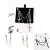 Punk Cross Drop Earrings With Alloy Metal For Womens Fashion Accessories
