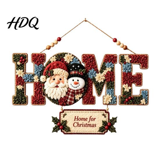 Набор меток для дома в ретро-стиле DIY Ткань HOME Poke Art Набор Материалы для ручной работы Дверная табличка