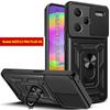 Slide Lens Camera Protection Funda for Redmi Note 13 Pro Plus Case for Xiaomi Redmi Note 13 Plus 5G Armor Case Ring Holder Cover