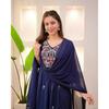 Красивый этнический набор Kurti, брюки, дупатта для вечеринки, индийский дизайнерский костюм Анаркали