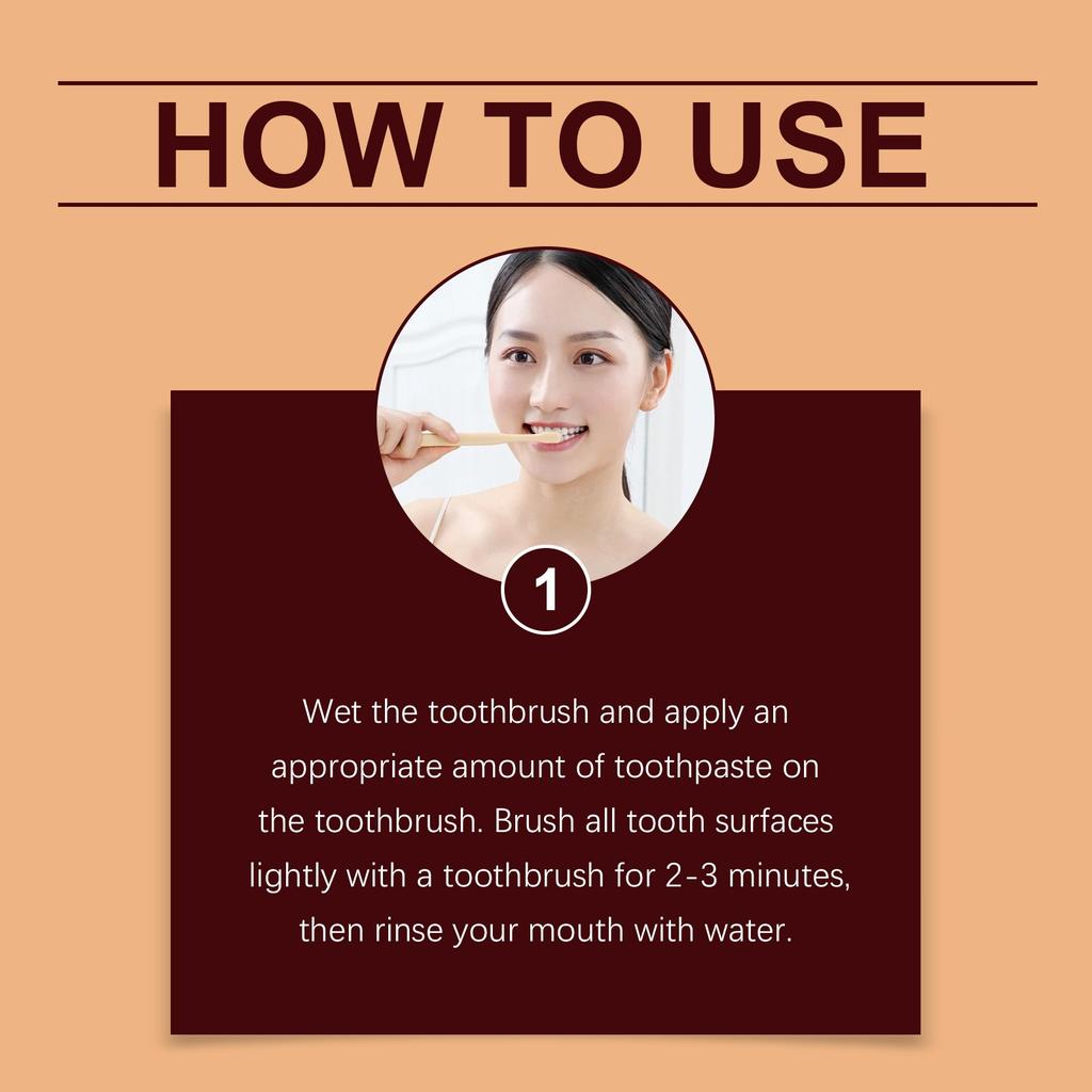 Зубная паста со вкусом шоколада Мягко очищает зубной камень, пятна, запахи, уход за зубами, зубная паста