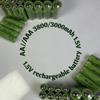 1.5V AA 3800mAh AAA 3000mAh Rechargeable Alkaline Batteries, Stable Performance for Cameras MP3 Players and Radios