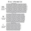 White Cloud Pattern Gaming Mouse Pad Waterproof Nonslip Large Desk Mat for PC