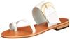 Flat Sandals A07 WHITE Cm [Mauro DiBari] Women's 24.5