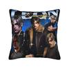 Винтажная наволочка для подушки Leon S Kennedy из Resident Evil, удобная наволочка, винтажные наволочки для офиса, автомобиля, домашнего декора