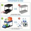 1 Set of Under Sink Organizers, 2-tier Sliding Cabinet Basket Organizer Drawers,under Sink Organizers and Storage Bathroom Kitchen Cabinet Organizers,