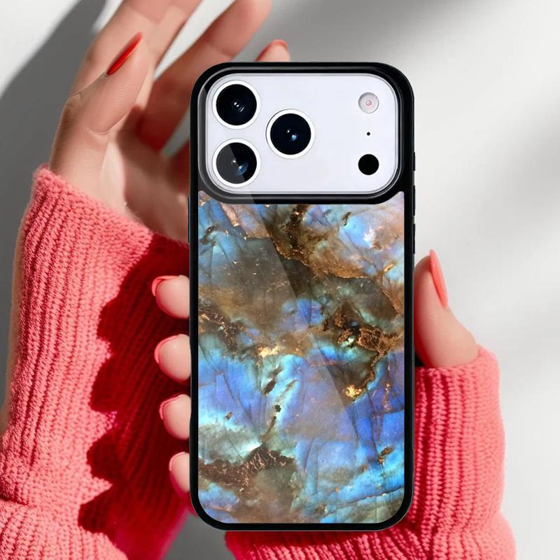 Чехол для телефона с узором из раковины абалона для iPhone 17 16 15 14 13 Pro Max Задняя крышка для 12 11 Pro Coque