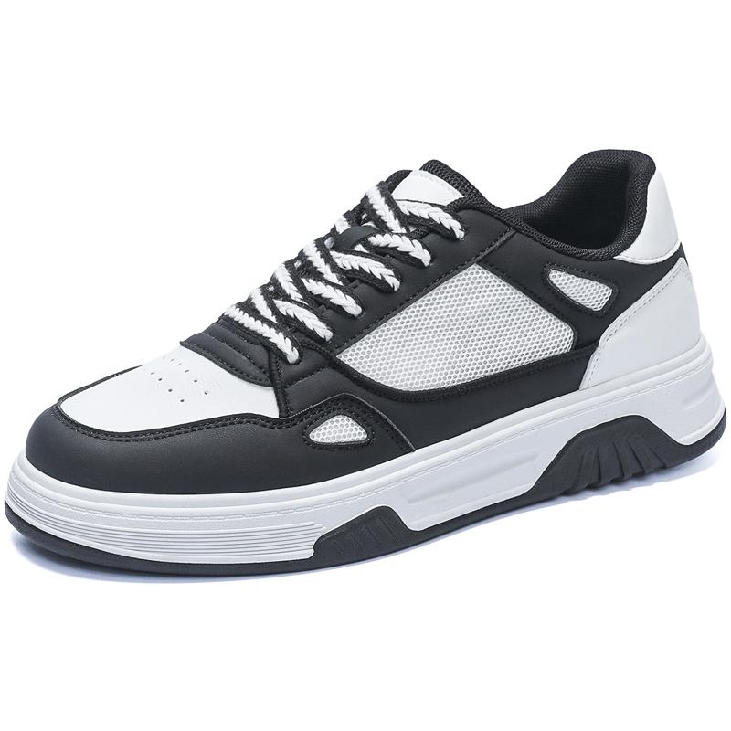 Модные популярные мужские повседневные туфли, сетчатые дышащие кроссовки с низким верхом, нескользящие кроссовки для ходьбы 2024 года, новые плоские мужские туфли