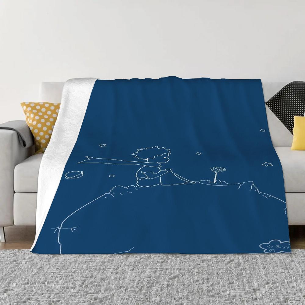 Пушистые мягкие одеяла и пледы Le Petit Prince, одеяло до колена, роскошное постельное белье размера King Size, плед для дома и украшения, вязаный плед
