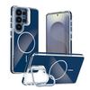 Чехол для Samsung S26 plus ultra Магнитный держатель для линз Защитный чехол Полное покрытие Беспроводная зарядка Ударопрочный С подставкой