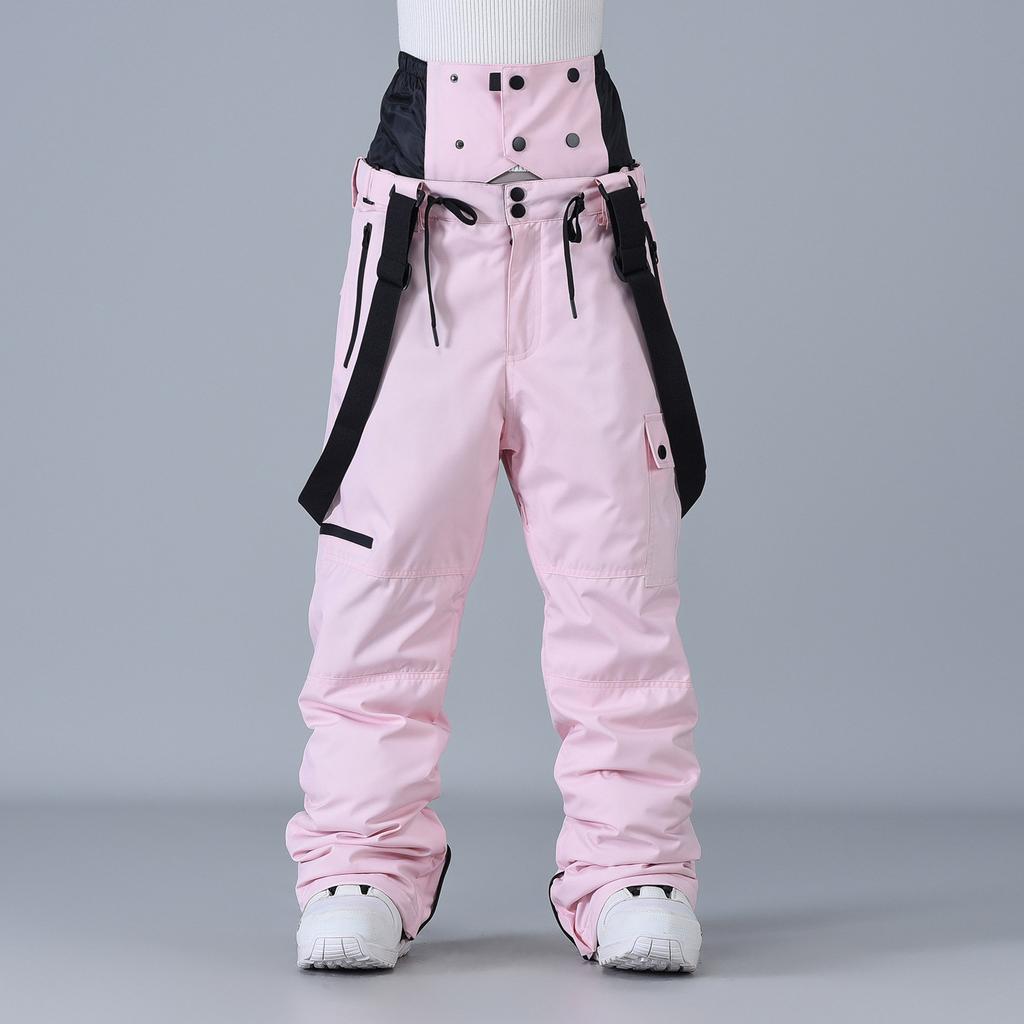 Стиль Techwear Износостойкие Ветрозащитные Водонепроницаемые Дышащие Лыжные Штаны Комбинезон Мужские Женские Зимние Утепленные Теплые Сноубордические Брюки