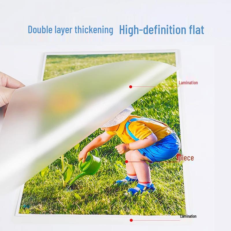 King Laminating Film Set: Multi-Size A4, 3-8 Inch, High Definition Card Protector