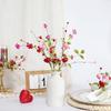 Yousheng Valentine's Day Artificial Berry Stems Pink Red Heart Shaped Berry Picks for Valentine's Day Wedding Party Anniversary Table Home Decor