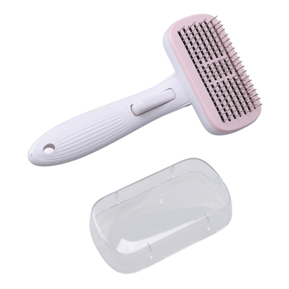 Smooth Metal Pin Pet Hair Brush Dense Pin Layout Metal Pin Grooming Tool  Long Coat Care