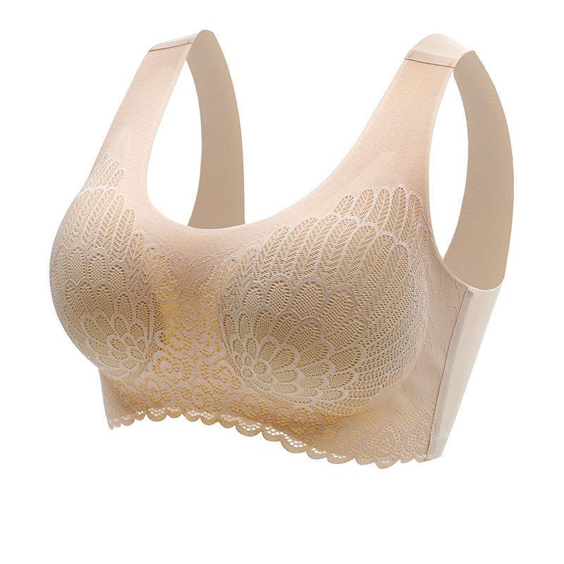 And Seamless Latex Womens Underwear No Steel Ring Gathered Sports Veststyle Antisagging And Breastreceiving Sleep Bra Light And Breathable