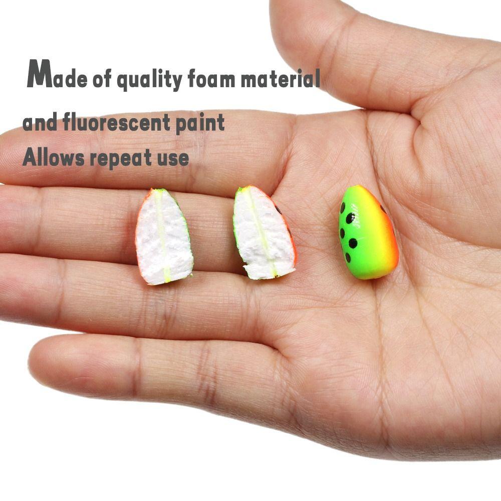 50 шт. Горячий монтаж Оснастка Материал Стопоры Пенопластовые поплавки Шариковые рыболовные поплавки Бусины Бобы Дно
