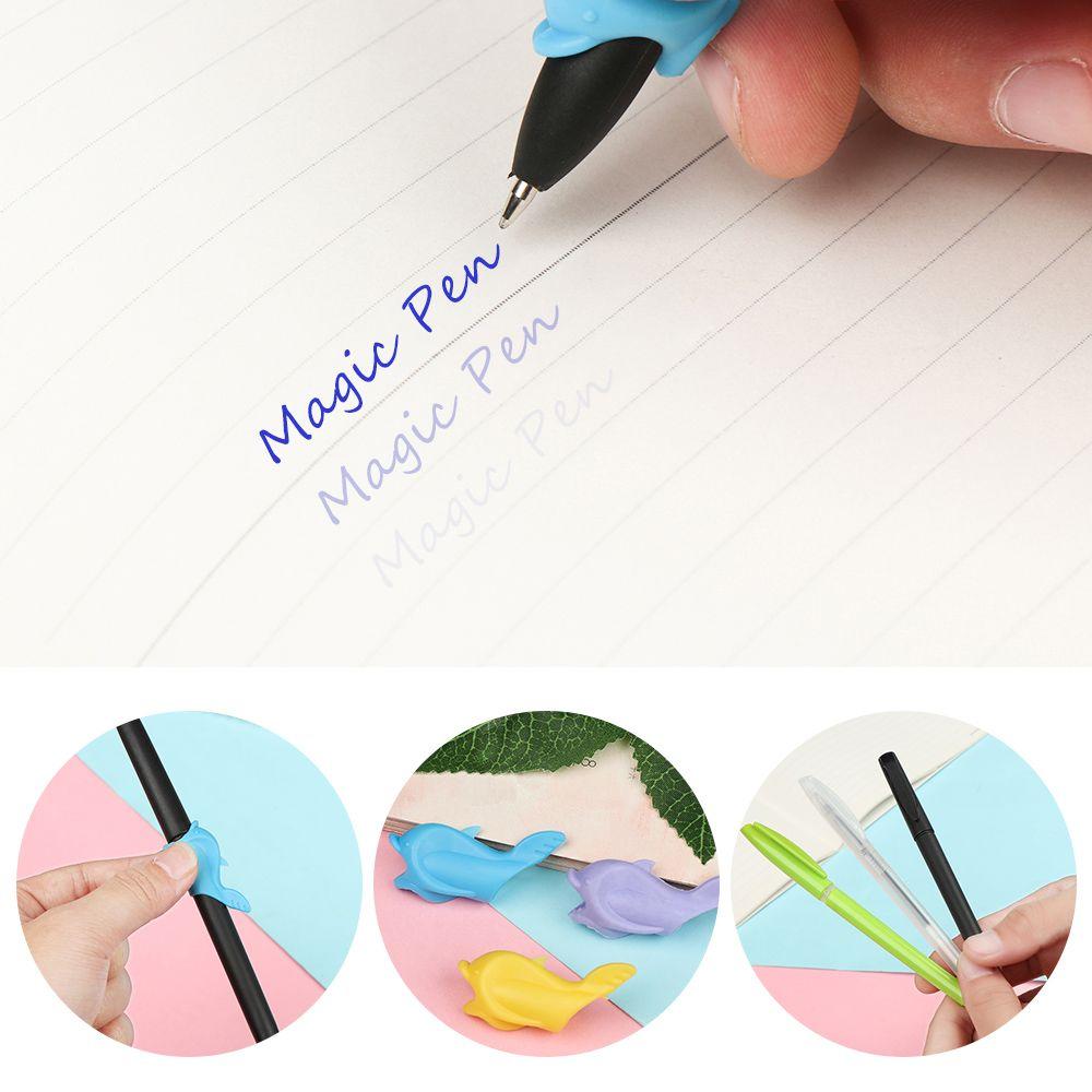 Automatically Blue Gel Pens Magic Pen Kit Disappearing Refill Invisible Ink Automatic Fade Pen