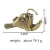 Ocean Fish Catfish Lantern Fish Brass Ornaments Metal Figurines Desk Decoration Copper Crafts Collection Festival Gift