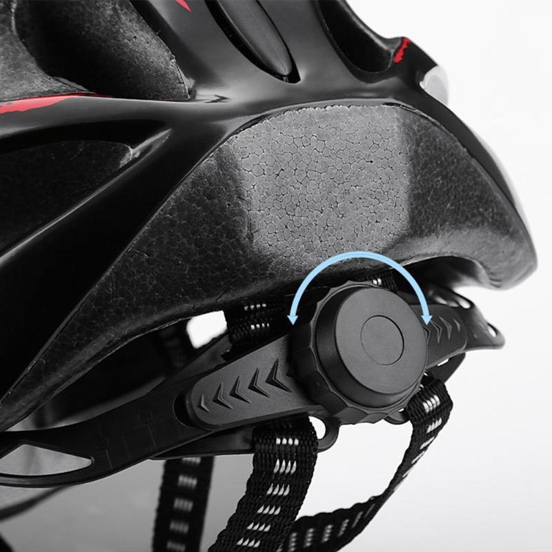 Новый велосипедный шлем с защитой от столкновений, спортивный велосипедный шлем с задним фонарем, портативный, легкий, сверхлегкий, регулируемый шлем для взрослых