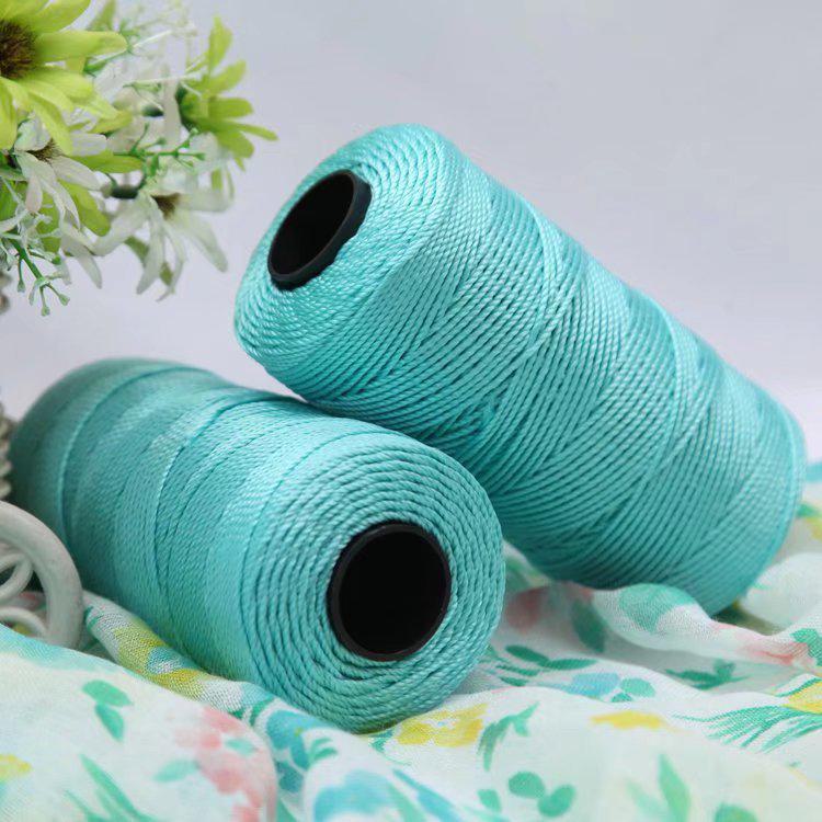 Ice Hemp Yarn: 3-Strand Hand-Woven Crochet DIY Kit