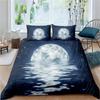 Wave Duvet Cover King/Queen Size 3D Blue Ocean Spray Waves Bedding Set For Kids Teens,Azure Seawater Soft Comforter Cover