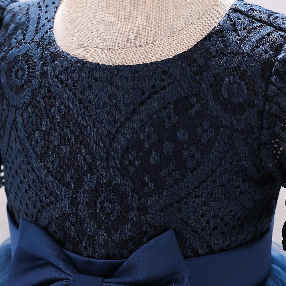 Праздничные платья для маленьких девочек, вечернее платье принцессы с бантом на первый день рождения, платье принцессы для выпускного вечера, детское платье для девочек, свадебная одежда, платье