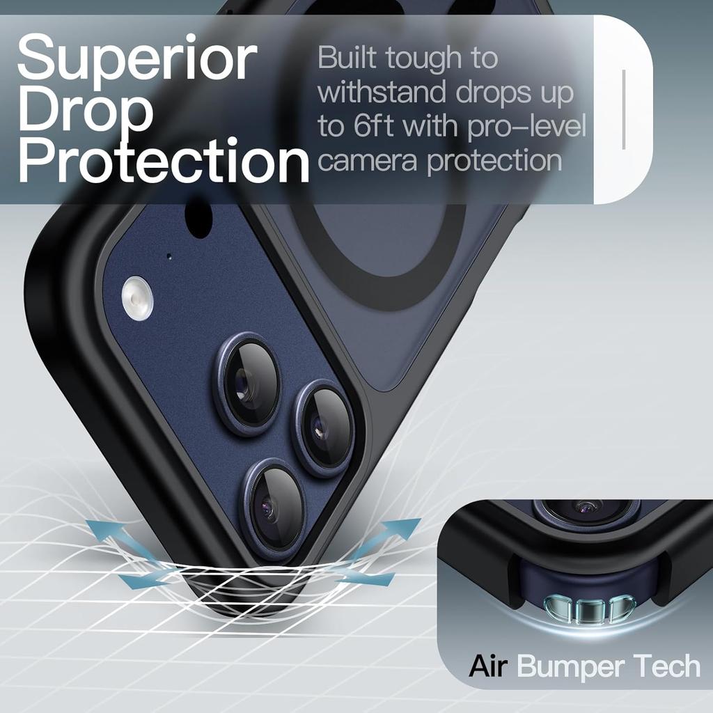 Магнитный чехол для Magsafe iPhone 17 Pro Max Air 16E 16 E 15 Plus 14 13 12 11 Mag Safe Полупрозрачный Матовый Минималистичный Противоударный Чехол для Телефона Аксессуары