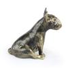 Bull Terrier, Bully I - dog statue, sitting dog for desk, decoration for the living room of a dog lover by Art-Dog