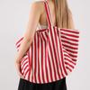 Корейская версия большой емкости сумка-тоут новая модная полосатая сумка-тоут сумка через плечо
