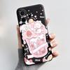 Phone Case For TCL NxtPaper 70 Pro Bumper Black Silicone Shockproof Soft Casing Pattern New Design Love Moon Pattern Cover