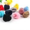 10Pcs Cute Wool Hat Handmade DIY Earrings Material Hair Accessories Decoration Supplies