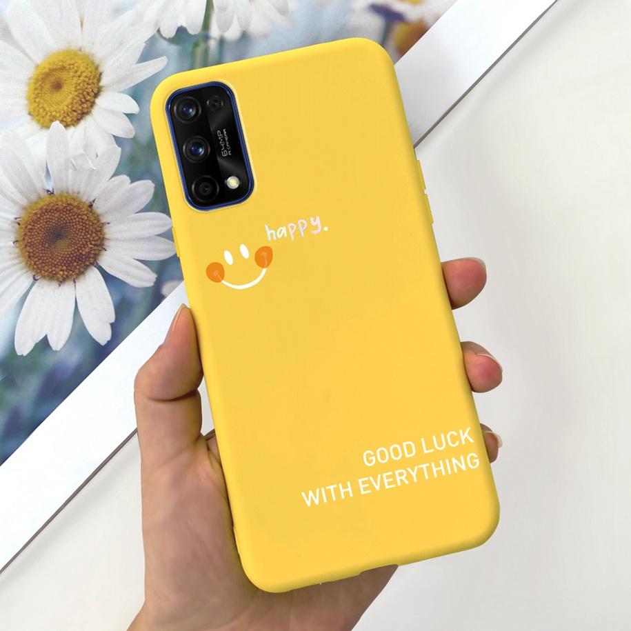 For Realme 7 5G Case RMX2111 Cover New Fashion Flower Girls Painted Funda Soft TPU Cases For Realme 7 Pro Realme7 RMX2155 Bumper