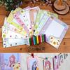9Pcs 6 Inch Frame Cartoon DIY Wall Hanging Photo Paper Pictures Flim Album