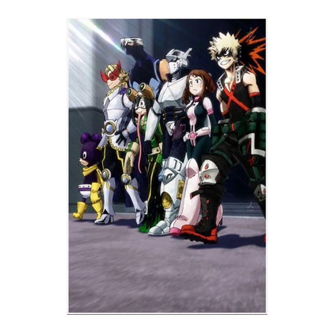 Япония герой аниме эстетика картины холст живопись плакаты и принты художественная академия росписи дома детская комната стены украшения дома без рамки