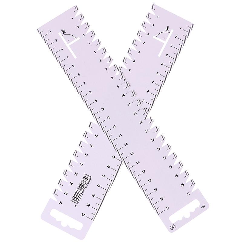 1Pc Diy Sewing Patchwork Ruler Ultra-Thin Soft 21Cm Sewing Tool
