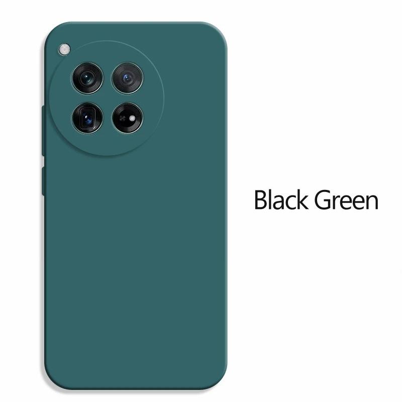 Для OnePlus 12 Чехол Противоударный квадратный жидкий силиконовый мягкий чехол для OnePlus 12 One Plus 12 OnePlus12 5G Чехол для телефона Coque Fundas