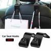 DDE2   2Pcs Car Seat Back Hooks Portable Storage Holder For Mercedes Benz AMG E S C A B Class GLE GLS CLS GLC CLA GLA GLK GLB ML C300