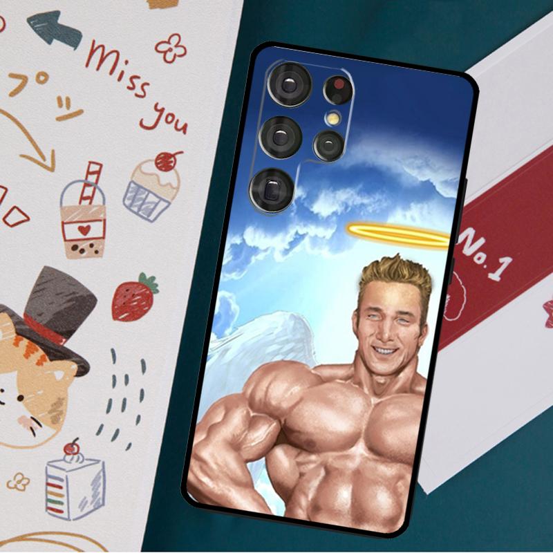 Чехол Billy Herrington Art для Samsung Galaxy S23 S22 S21 Ultra S20 FE Note 20 Ultra S8 S9 S10 Note 10 Plus