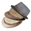 Мужская джазовая шляпа летняя ажурная дышащая защита от солнца анти-УФ винтажная контрастного цвета складная с загнутыми полями унисекс кепка шляпа от солнца